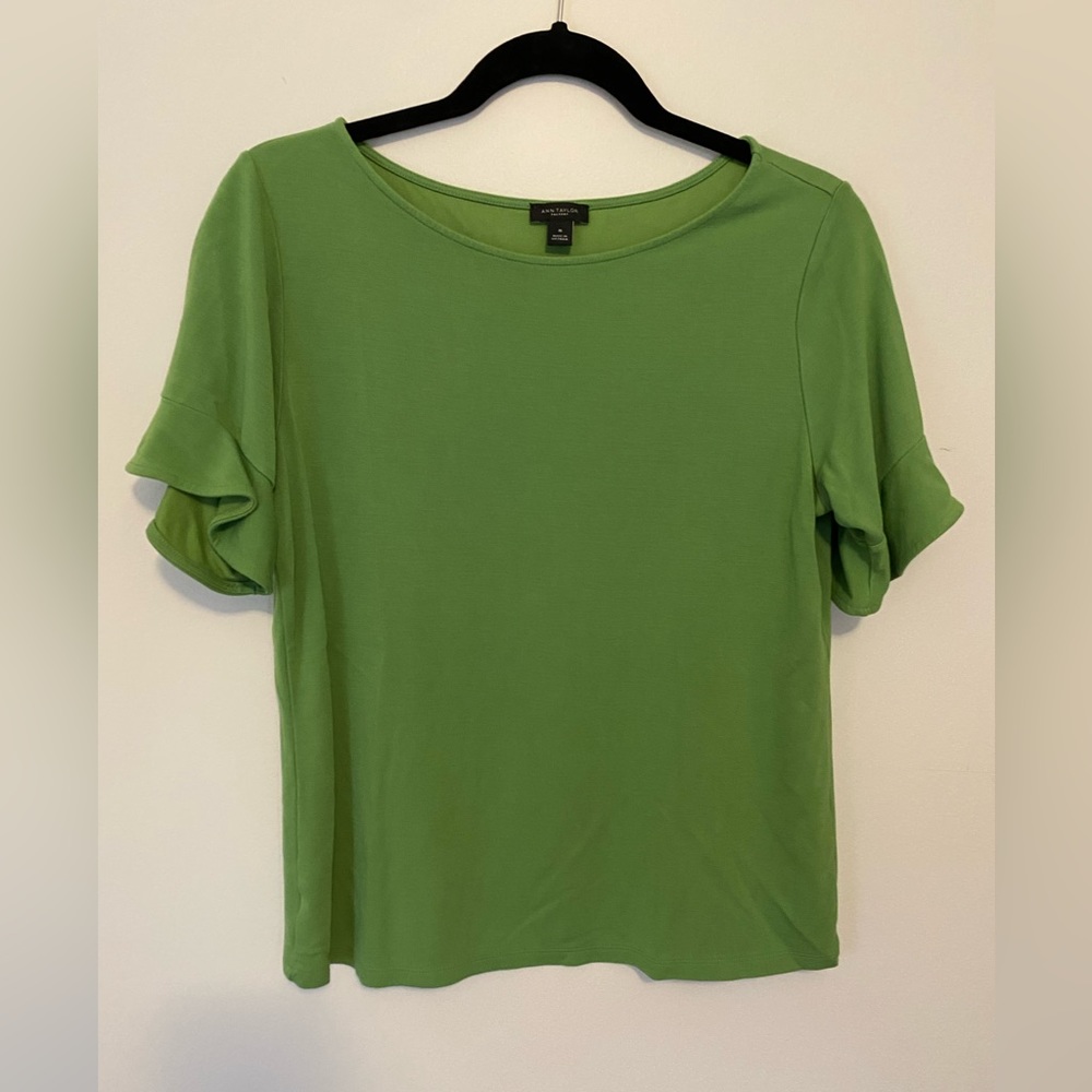 Ann Taylor Factory flutter sleeve t